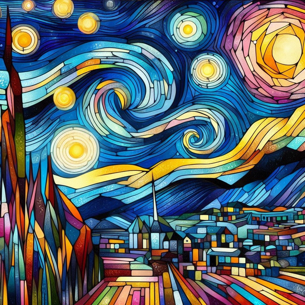 Starry night – re-imagined